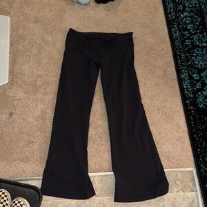 lululemon athletica Black Boot Cut Pants